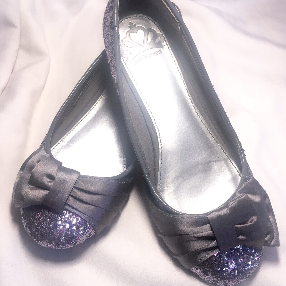 Fergalicious Purple Glitter Flats